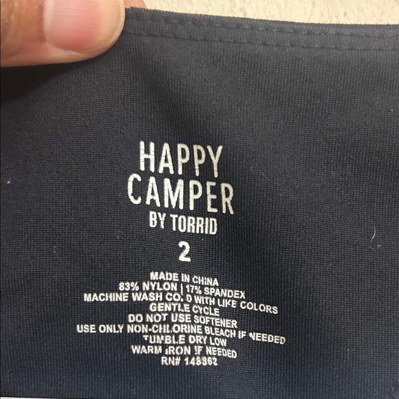 76. Torrid Black and Pink Camo Low Impact Wireless Racerback Sports Bra size 2X - Picture 5 of 7